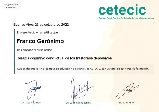 certificado profesional de franco geronimo